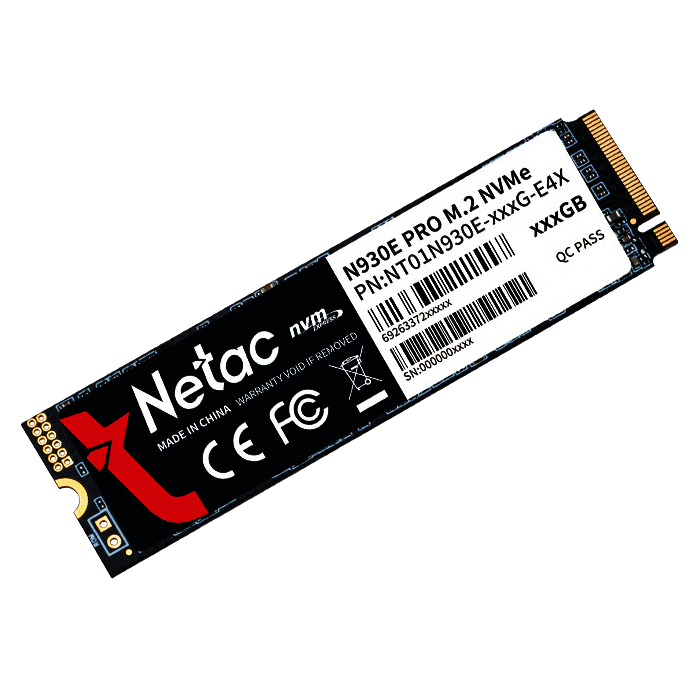 NETAC N930E-PRO 256GB NVMe M.2 Internal Solid State Drive