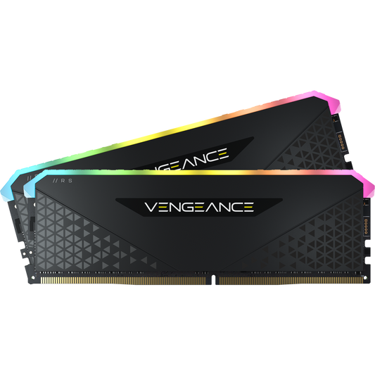 CORSAIR VENGEANCE RGB RS 16GB (8GB x 2) DDR4 3200MHz C16 Desktop Memory Kit