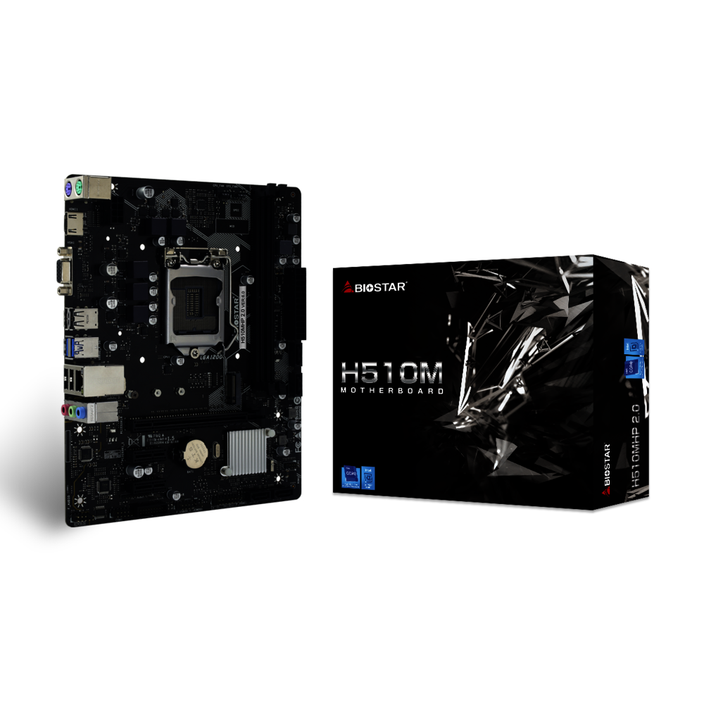 Biostar H510MHP 2.0 LGA1200 mATX Motherboard