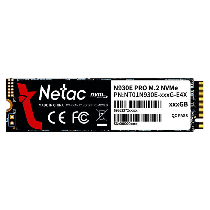 NETAC N930E-PRO 256GB NVMe M.2 Internal Solid State Drive