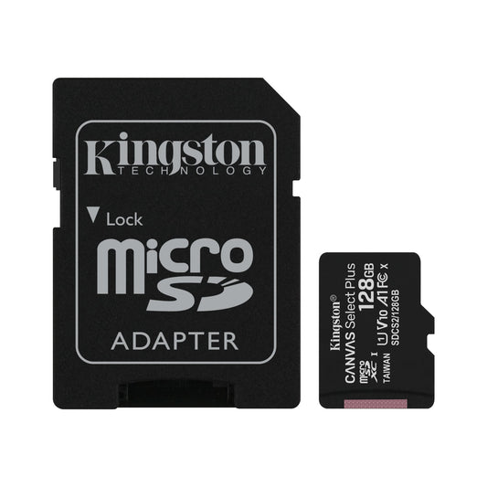 Kingston CANVAS Select Plus 128GB microSDHC Memory Card