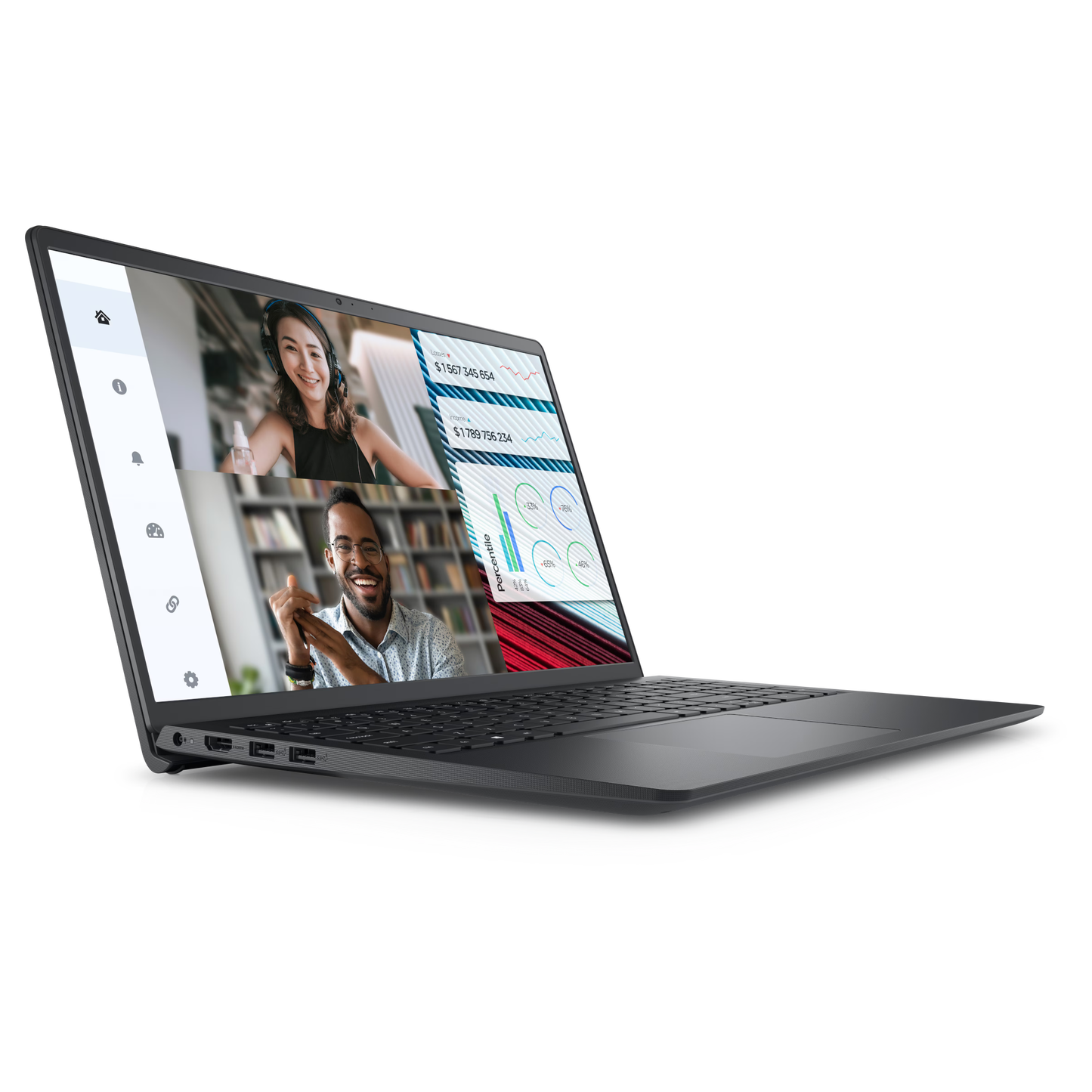 Dell Vostro 3520 Laptop | Core i3 8GB 512GB | Carbon Black